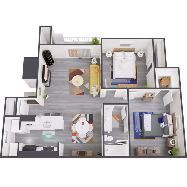 Unit 2702 1507 floor plan